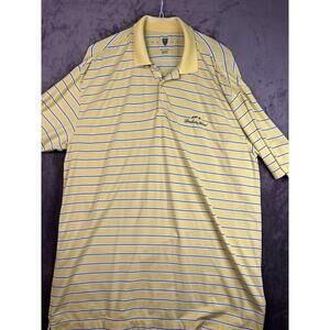 NIKE GOLF DRY FIT - YELLOW POLO SHIRT - MEN'S‎ XL Daufuskie Island Logo